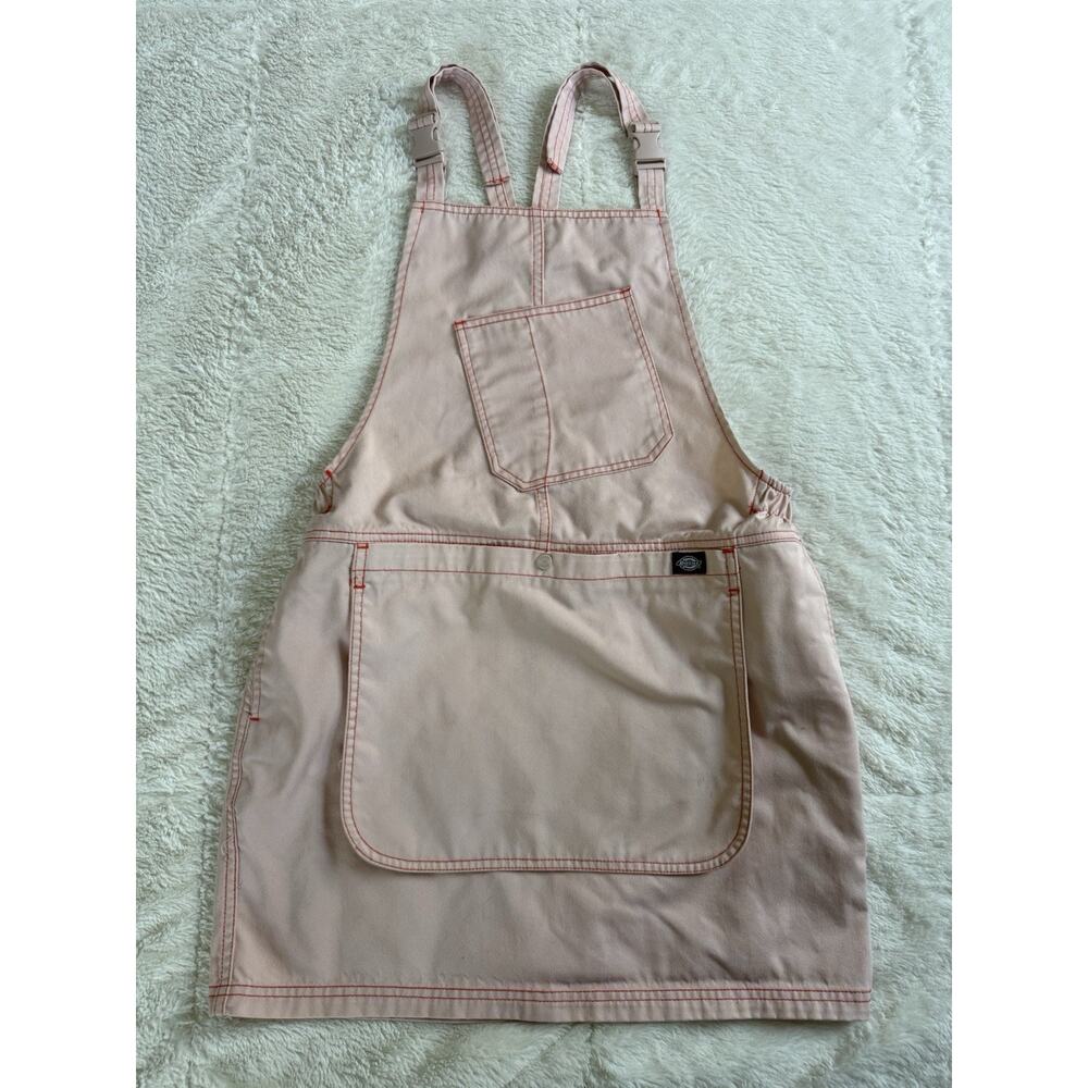 Dickies x Urban Outfitters Exclusive Overall Bib Dress Light Pink Size Medium